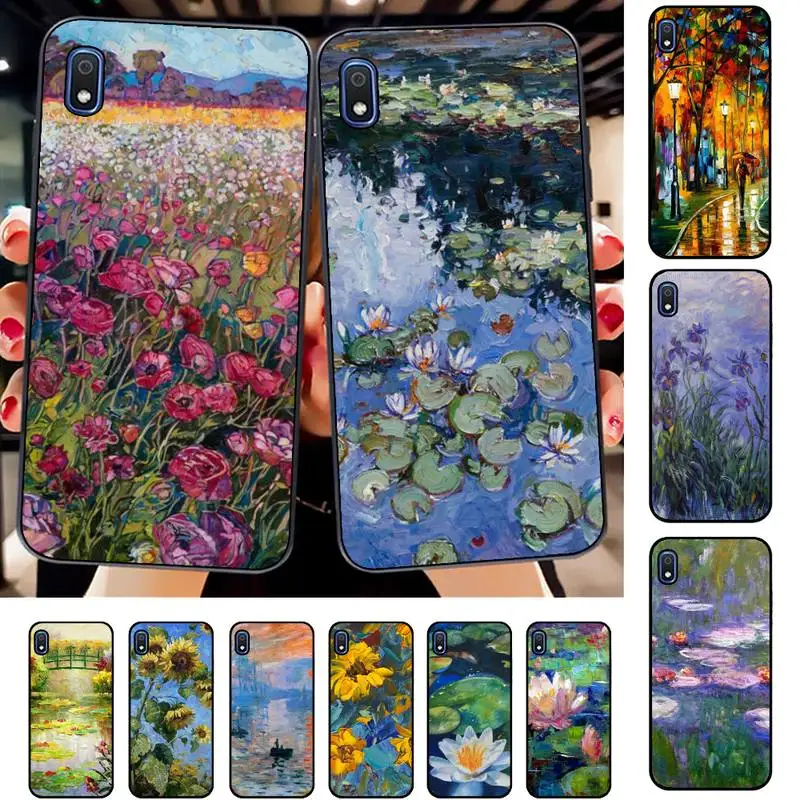 

Monet Oil Painting Phone Case for Samsung A51 01 50 71 21S 70 31 40 30 10 20 S E 11 91 A7 A8 2018