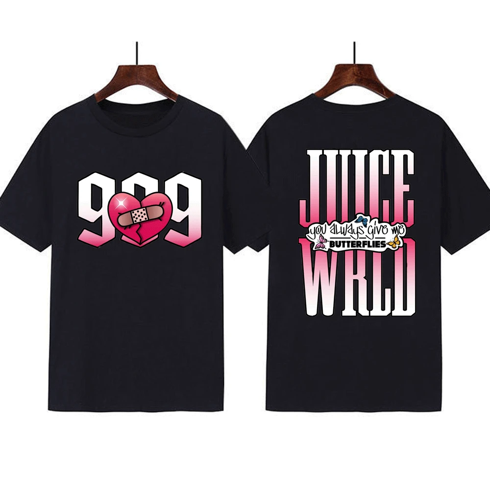 

90s Rapper Juice WRLD T-shirt for Men Women Streetwear Hip Hop Singer Print Tee Shirt Short Sleeve Harajuku Vintage T Shirts
