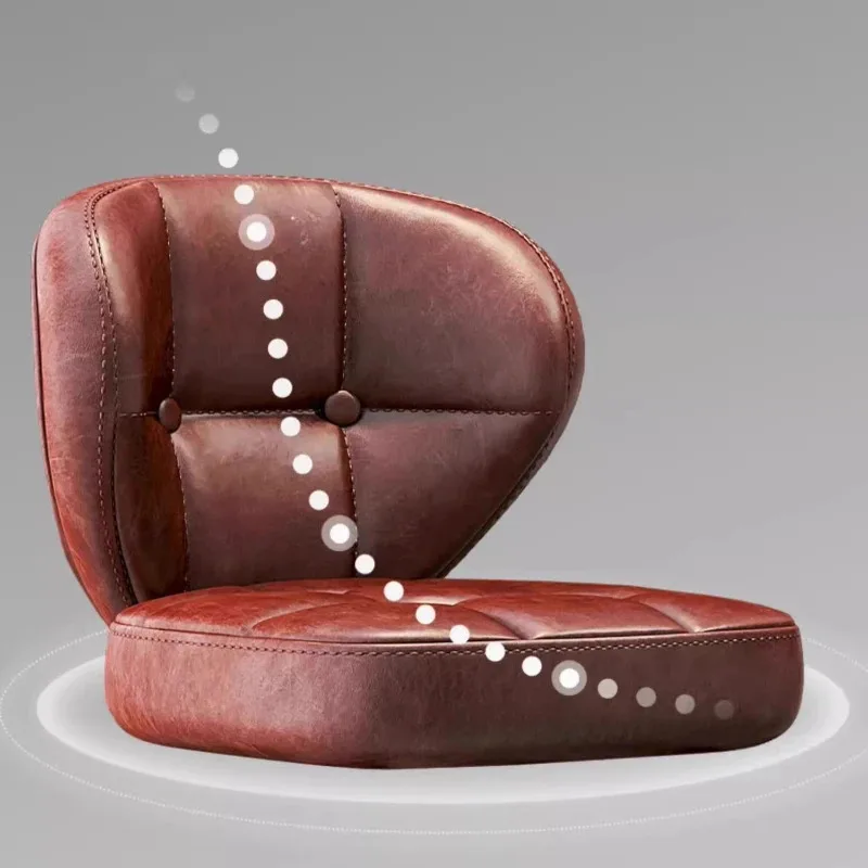 Кожаный барный стул Sgabello Cucina Alto