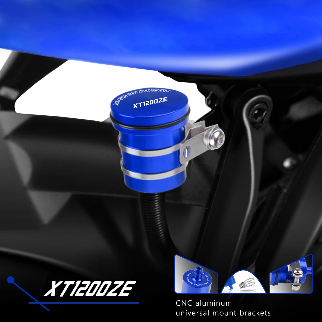 

Motorcycle Brake Fluid Reservoir Clutch Cylinder Tank Oil Fluid Cup For Yamaha SUPERTENERE/XT1200ZE 2012-2018 2013 2014 2015 16