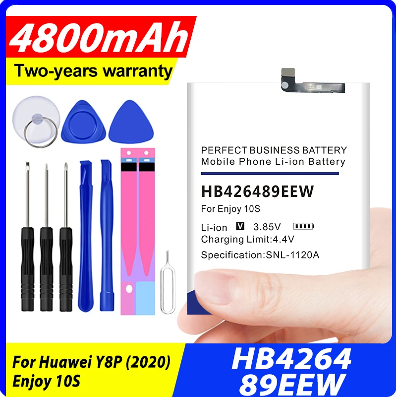 Высококачественный аккумулятор DaDaXiong 4800 мАч HB426489EEW для телефона Huawei Y8P(2020)Y8 Prime 2020 Enjoy 10S, телефон стандарта TL00 + инструмент