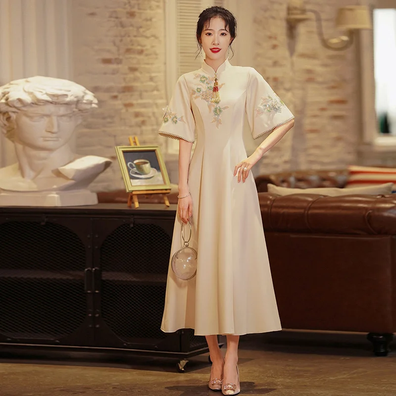 

Chinese Bridesmaid Dresses 2023 New Wedding Sisters Dress Temperament Slim Dress Wedding Dress Bridesmaid Dresses