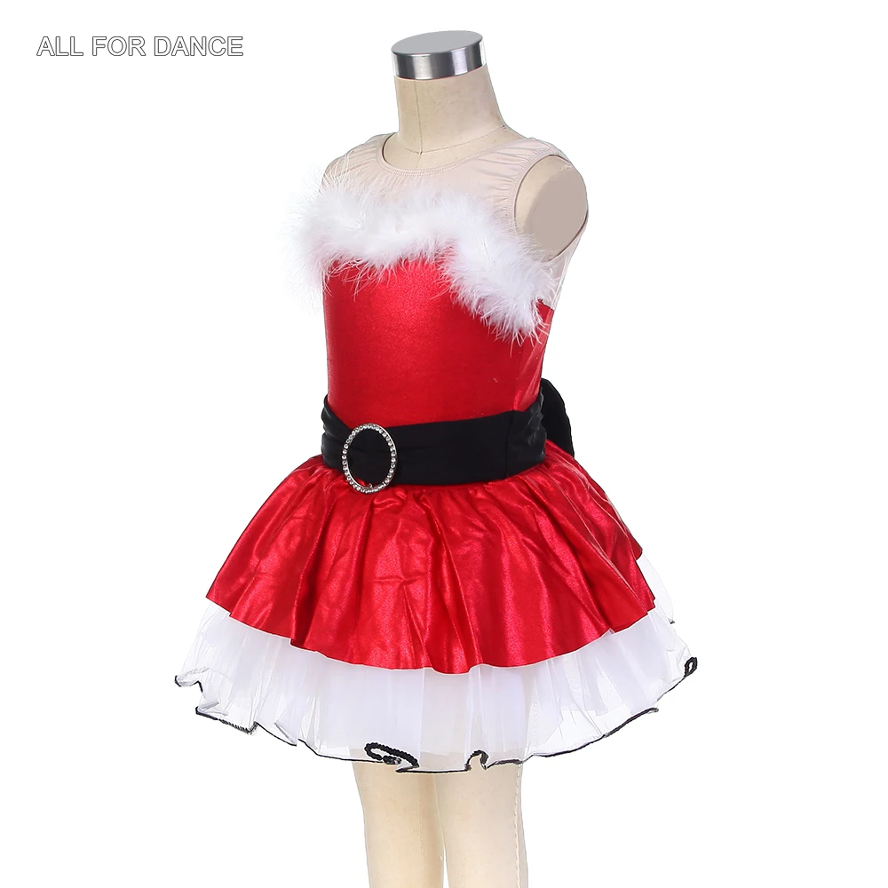 14298 красный лиф из спандекса с блестками балетная пачка красивый дизайн