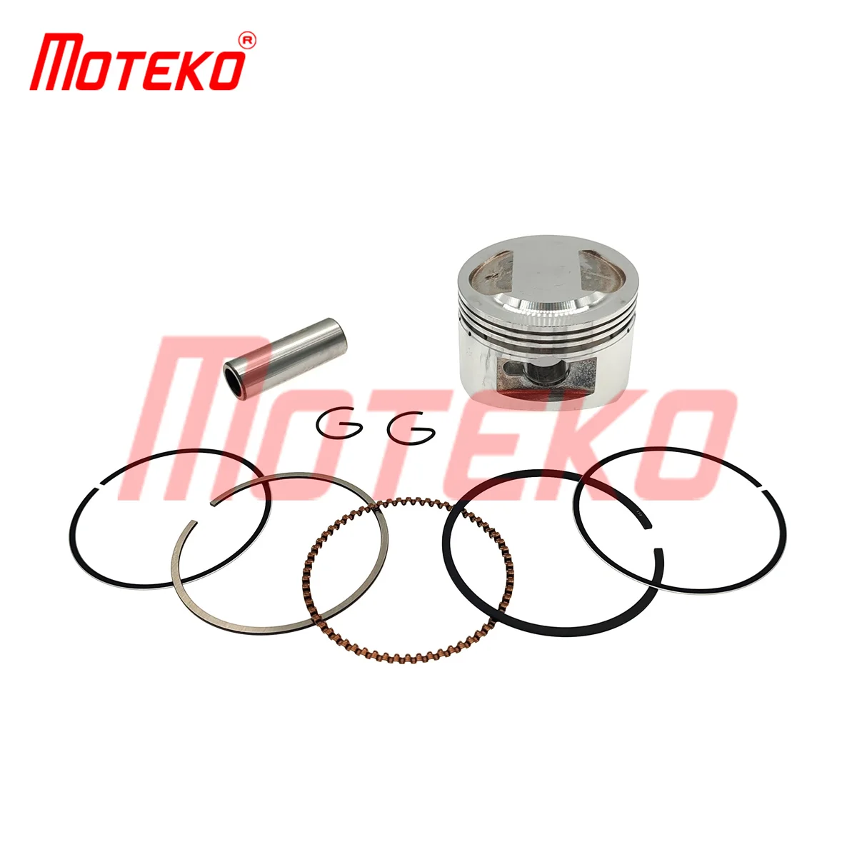 

Поршневой комплект BX15120308 GY6 80CC до 120CC от 47 мм до 52 мм, отверстие 13 мм, для двигателя 139QMA 139QMB, 4T китайских скутеров, квадроциклов