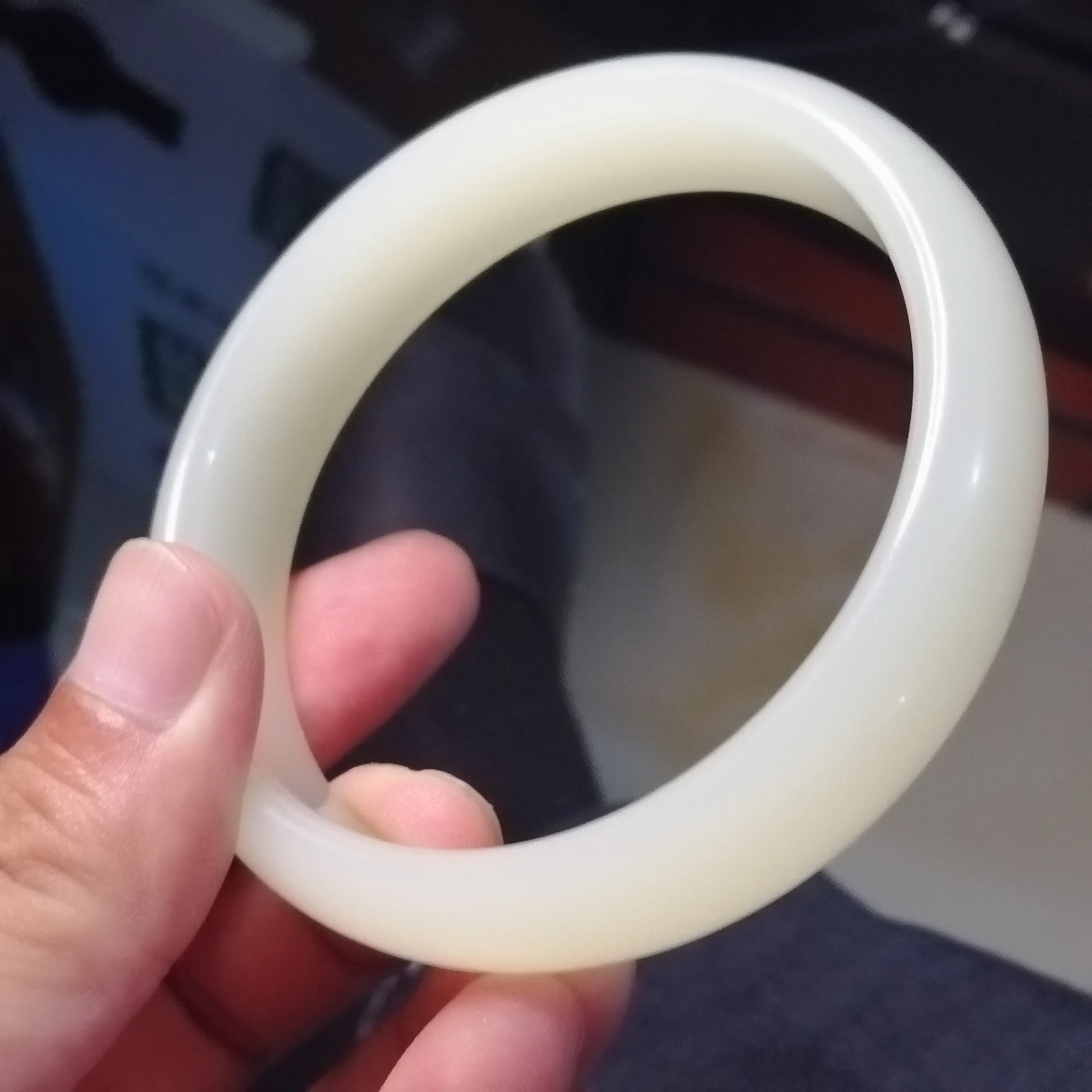 

Браслеты из нефрита для мужчин и женщин, Изящные Ювелирные украшения с нефритом белого цвета, большие размеры