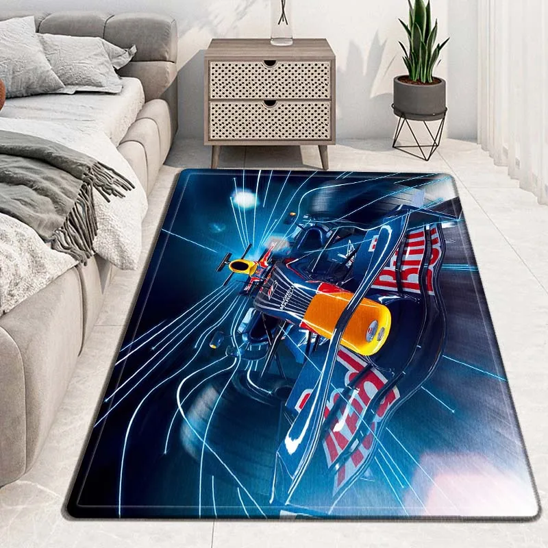 

Automobile Racing Luxury car Formula car Doormat Rug Carpet Mat Footpad Bath Mat Polyester Non-slip Kitchen Bedroom Washable