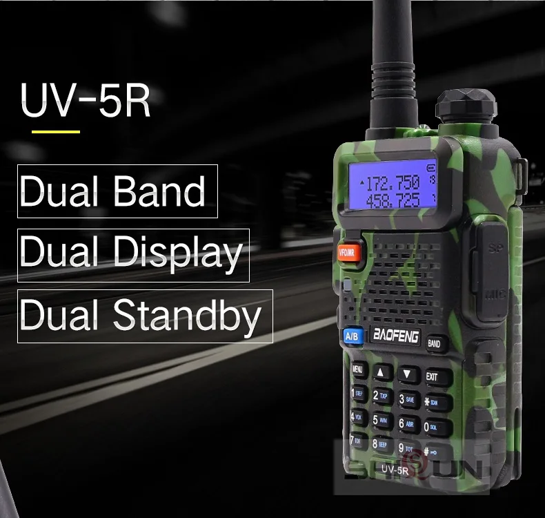 

Портативная рация Baofeng UV-5R, 128 каналов, 1800 мАч, 5-10 км