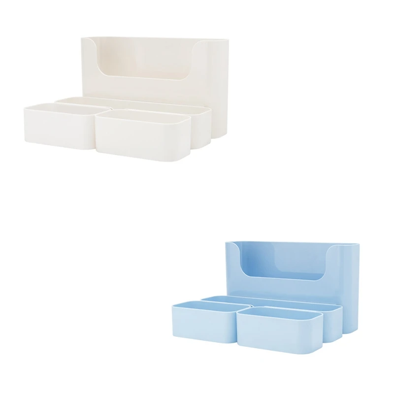 

Настенный пластиковый ящик для хранения, без перфорации, настенный ящик для кухни, гостиной, ванной комнаты, Настольный ящик для хранения