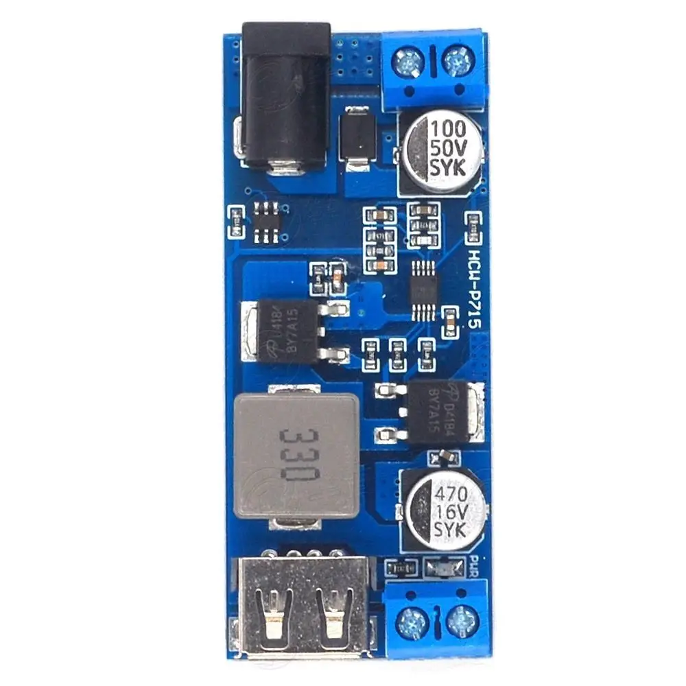 DC-DC 30W 9-36V to 5V 6A понижающий преобразователь модуль питания USB зарядка 5A высокая