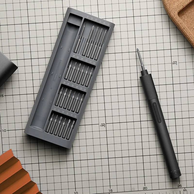 

Xiaomi Electrical Screwdriver Kit Mijia Aluminum Case 24 Precision S2 Screwdriver Set Head 2 Gear Torque Control with Magnetic