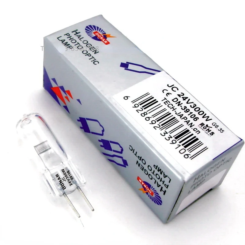 JC 24V300W галогенная лампа, проектор рисовых пузырей, оптический изгиб PG, измельчитель под лампой шпилька с шариками источник вольфрама