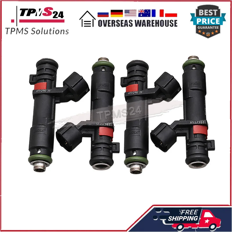 

9660275780 4 шт. топливная форсунка для Peugeot 307/407/508/408/308/807/3008 для Citroen C4/C5/C6/C8 1984F8