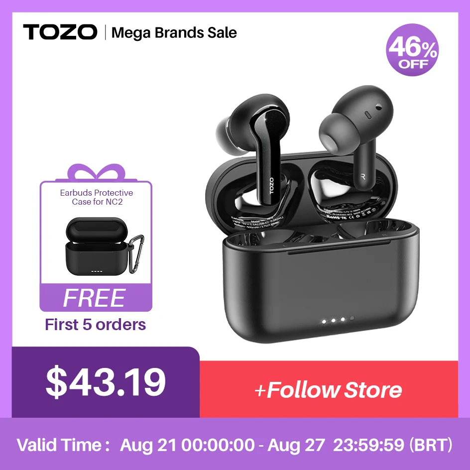 ΠΠ΅ΡΠΏΡΠΎΠ²ΠΎΠ΄Π½ΡΠ΅ Π½Π°ΡΡΠ½ΠΈΠΊΠΈ TOZO NC2, Π³ΠΈΠ±ΡΠΈΠ΄Π½ΡΠ΅ Π½Π°ΡΡΠ½ΠΈΠΊΠΈ Ρ Π°ΠΊΡΠΈΠ²Π½ΡΠΌ ΡΡΠΌΠΎΠΏΠΎΠ΄Π°Π²Π»Π΅Π½ΠΈΠ΅ΠΌ, Bluetooth 5,2, 6 ΠΌΠΈΠΊΡΠΎΡΡ
Π΅ΠΌ Π΄Π»Ρ ΡΠ΅ΡΠΊΠΈΡ
Π·Π²ΠΎΠ½ΠΊΠΎΠ², Ρ Π³Π»ΡΠ±ΠΎΠΊΠΈΠΌ ΠΏΠΎΡΠΎΠΊΠΎΠΌ ΡΡΠΌΠ° ΠΠ΅ΡΠΏΡΠΎΠ²ΠΎΠ΄Π½ΡΠ΅ Π½Π°ΡΡΠ½ΠΈΠΊΠΈ TOZO NC2, Π³ΠΈΠ±ΡΠΈΠ΄Π½ΡΠ΅ Π½Π°ΡΡΠ½ΠΈΠΊΠΈ Ρ Π°ΠΊΡΠΈΠ²Π½ΡΠΌ ΡΡΠΌΠΎΠΏΠΎΠ΄Π°Π²Π»Π΅Π½ΠΈΠ΅ΠΌ, Bluetooth 5,2, 6 ΠΌΠΈΠΊΡΠΎΡΡ
Π΅ΠΌ Π΄Π»Ρ ΡΠ΅ΡΠΊΠΈΡ
Π·Π²ΠΎΠ½ΠΊΠΎΠ², Ρ Π³Π»ΡΠ±ΠΎΠΊΠΈΠΌ ΠΏΠΎΡΠΎΠΊΠΎΠΌ ΡΡΠΌΠ°