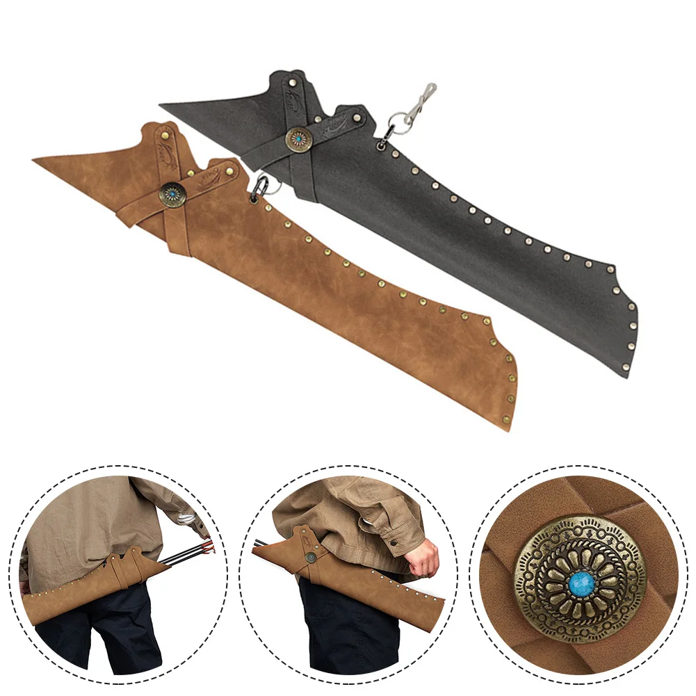 

Outdoor Quiver Recurve Bow Hung On The Waist PU Bow Arrow Archery PU Kirin Quiver Unicorn Quiver Hunting Accessories