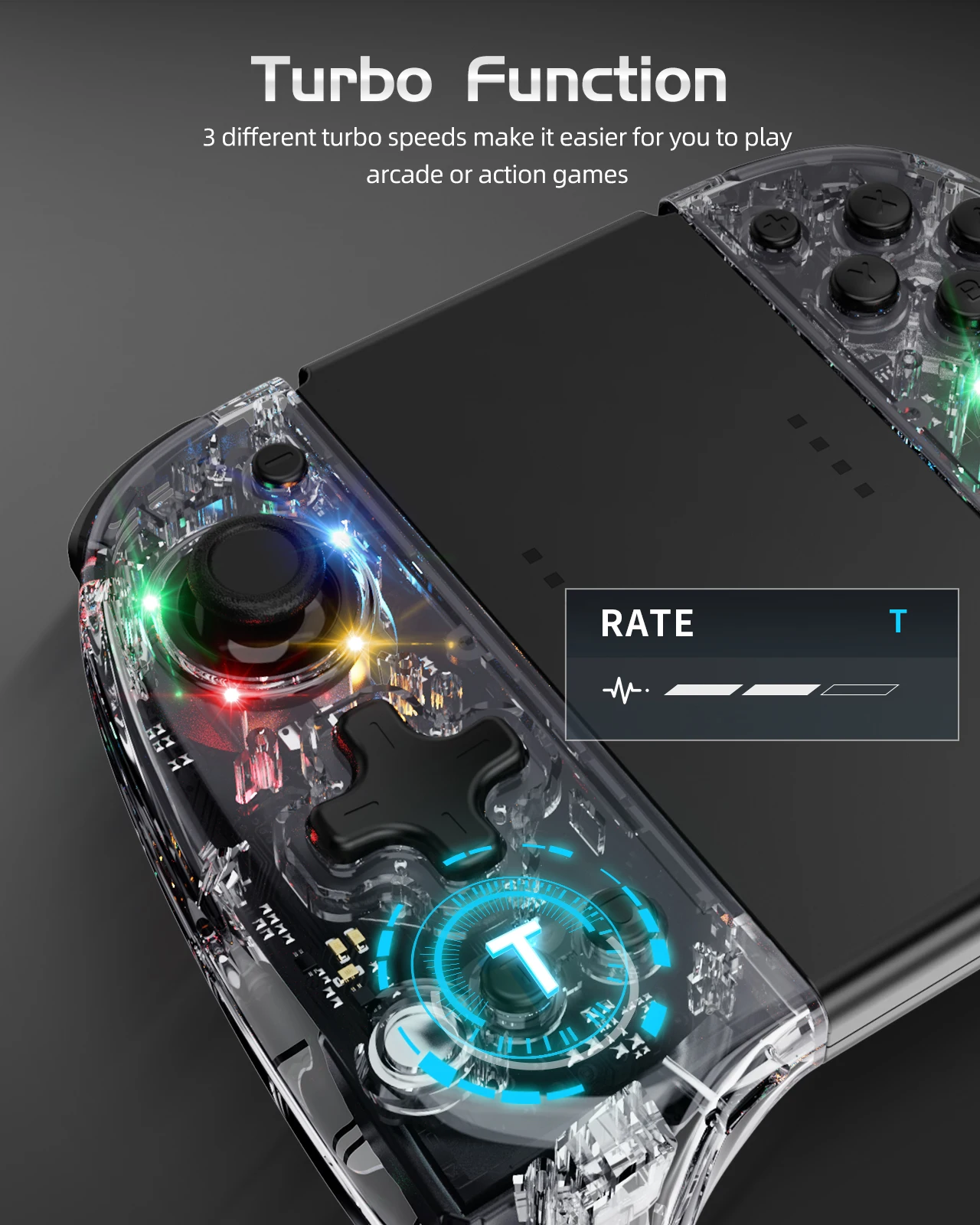 Romote геймпад DOYOKY Classic Controller Edition для Nintendo Switch/модели OLED 3 пробуждение двойная