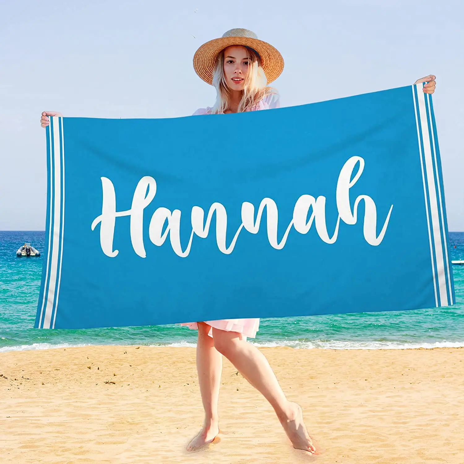 For With Name Text Custom Bath Towel For Hotel Gym Bathroom Add Own Design Soft Pool Towel For Gift