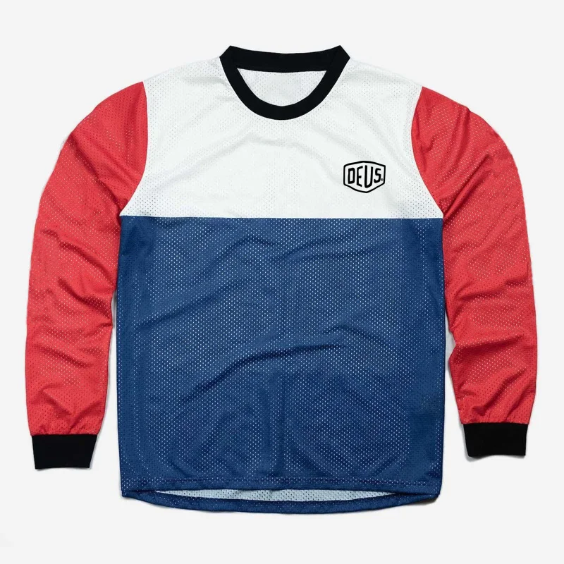 Новые быстросохнущие рубашки для горного велосипеда дышащий трикотаж эндуро DEUS