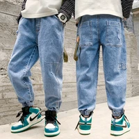 hole baby spring autumn jeans pants for boys children kids trousers clothing teenagers gift home outdoor high quality