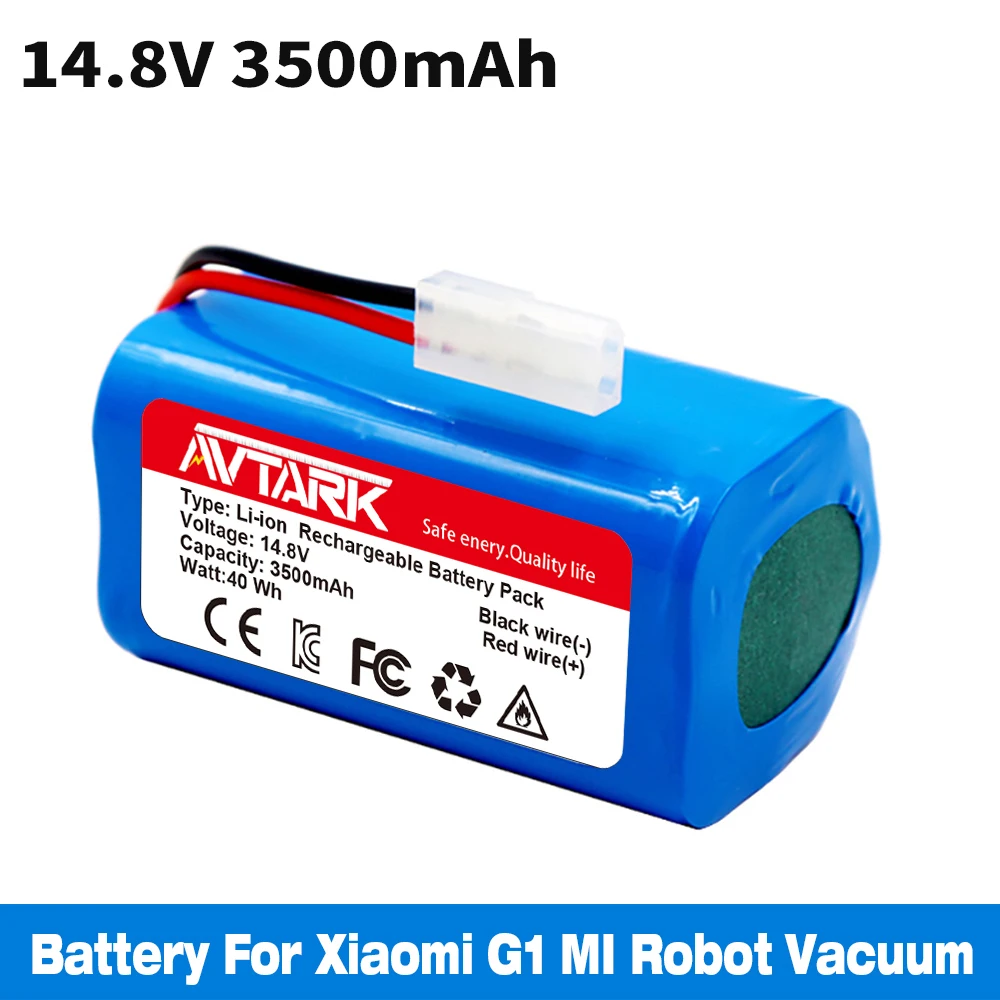 

18650 14.4V 2600mAh/3500mAH Li-ion Battery For Xiaomi G1 MI Robot Vacuum-Mop Essential MJSTG1 Robot Vacuum Cleaner Accessories
