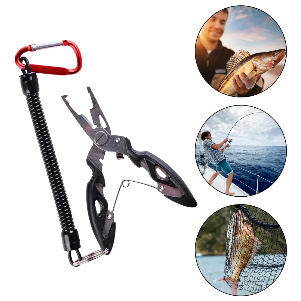 

Multifunctional Fish Controller Stainless Steel Fish Hooks Decouping Device Non-slip Handle Fish Grip Curved Mouth Fishing Gear