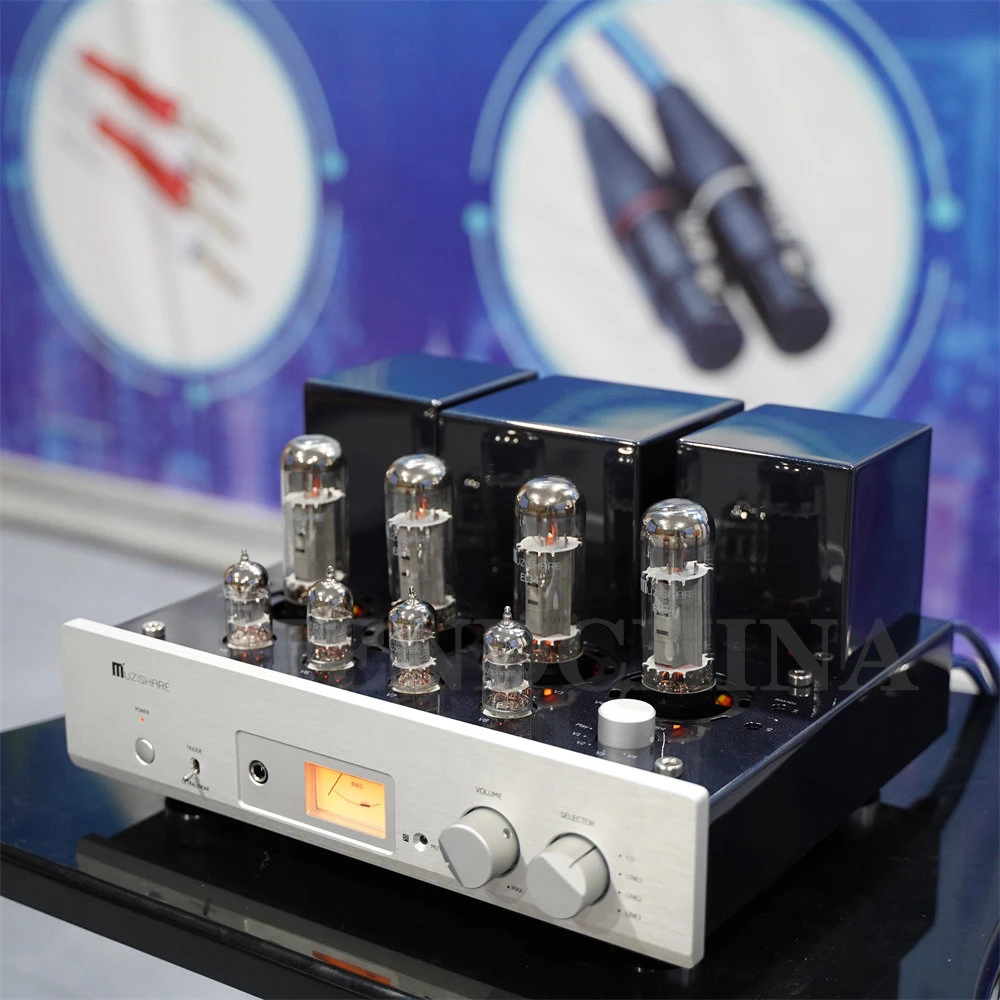 J-009 MUZISHARE X5 Интегрированный ламповый усилитель EL34x4 do AB1 Двухтактный 15 ~ 35 Вт TR