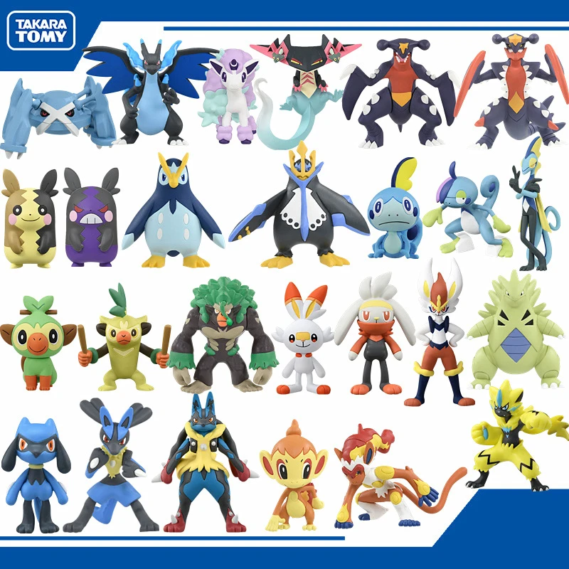 9 стилей Покемон Такара Томи Eevee Eeveelution Flareon Vaporeon аниме экшн-фигурки ABS модели