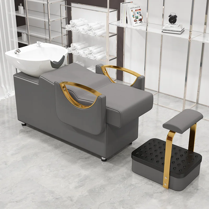 Кресло для мытья волос с шампунем умывальник парикмахерской спа кресла