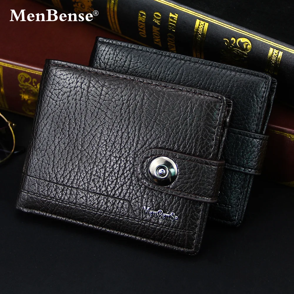 

Business Men Wallet Short PU Leather Fashion Casual Large Capacity Short Men Wallet Personalized Wallet for Men with Coin Pocket