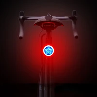 usb bicycle tail light mountain bike lamp creative night riding warning light bicycle motorcycle riding tail light accessories