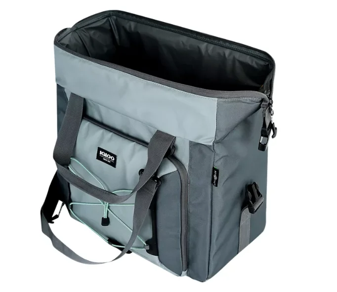 

Stylishly Convenient Max Snapdown Soft-Sided Cooler, Gray - Perfect for All Your Picnic Needs.