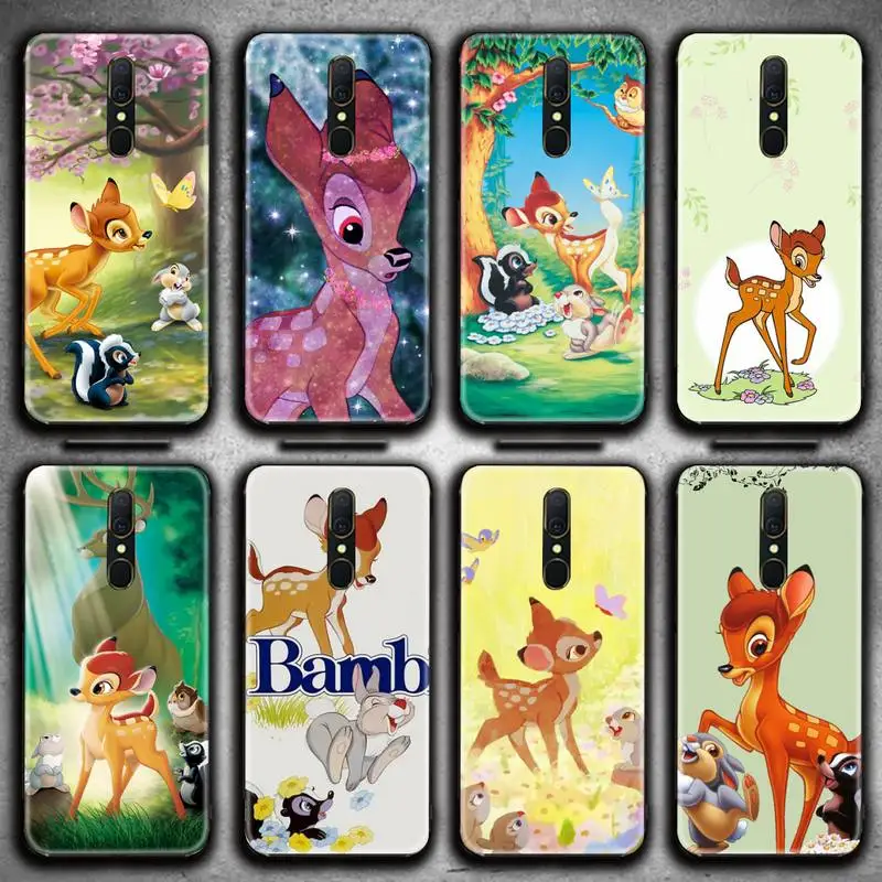 

Cute Bambi Phone Case For Oppo A5 A9 2020 Reno2 z Renoace 3pro A73S A71 F11