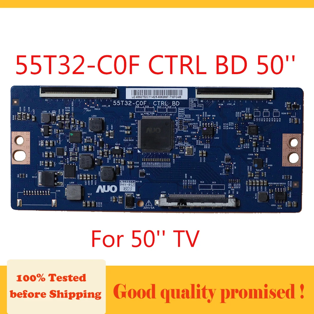 55T32-C0F CTRL BD 50 Подходит для телевизора 50" T-Con плата модели 55T32 COF 50 дюймов 55t32c0f оригинальная логика проверена.