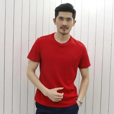 

Новая трендовая Корейская версия приталенной красивой одежды с цветами Мужская рубашка ледяная шелковая футболка