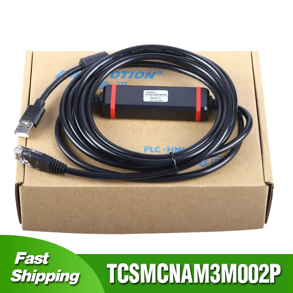 

NEW2023 TCSMCNAM3M002P Suitable For Schenider ATV VFD LXM Debuggle Cable ATV12 ATV312 ATV32 ATV61 ATV71 series Download Line