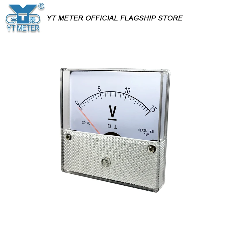 SD80 милливольтметр постоянного тока 75 мВ 100 200 300 500 указательный вольтметр dh80 65