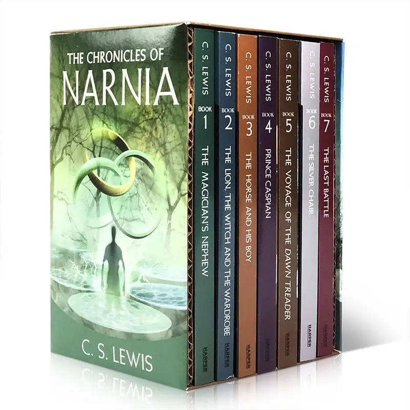 7 Books The Original English Version of The Narnia Chronicles 8 Years Old and Above, English Extracurricular Reading Books