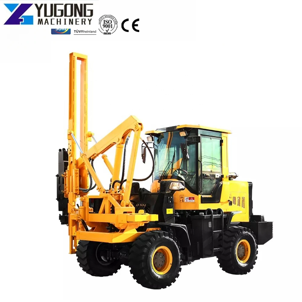 YG защитное ограждение для столба спиральная свайная машина сваи установки