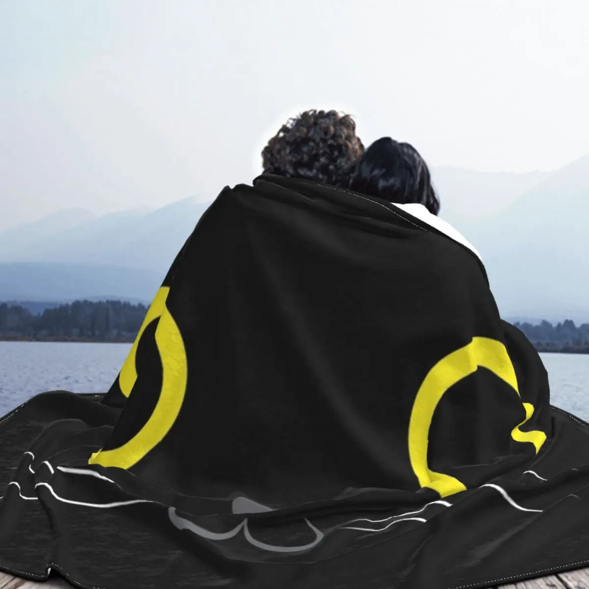 Флисовое одеяло с изображением черной кошки простые Стильные дышащие