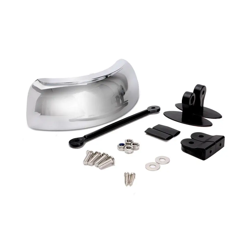 

Aluminium Alloy 180° Rear View Mirror Perfect Visibility and Adjustable Oscillation Angle for Motorcycle Streetbikes ATVs