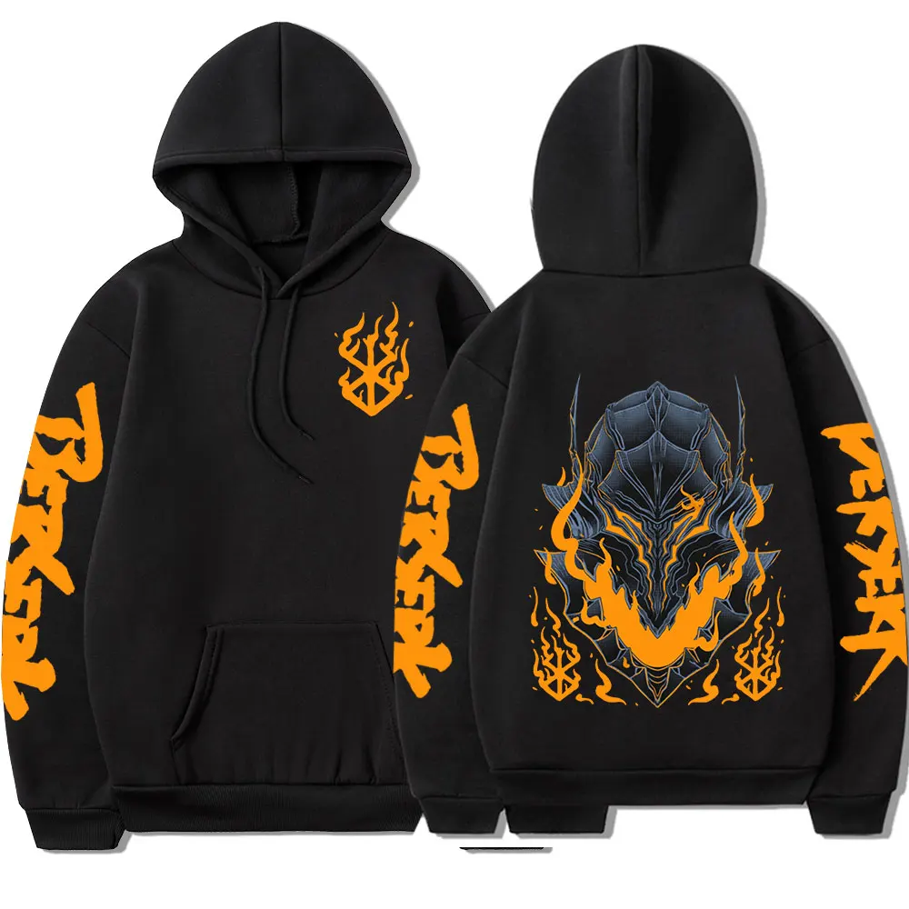 

Anime Berserk Guts Scorch Hoodie for Men women Vintage Hoodies Swordsman Gatsu Manga Sweatshirt Oversized hoodies Clothes tops
