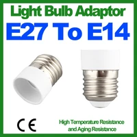 fireproof material e27 to e14 lamp holder converter durable home socket conversion portable light bulb base