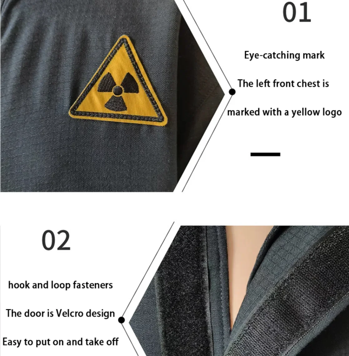 Высокобезопасный сверхмощный легкий комбинезон с защитой от излучения