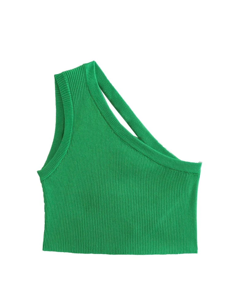 

Женский трикотажный топ на бретельках, с открытой спиной