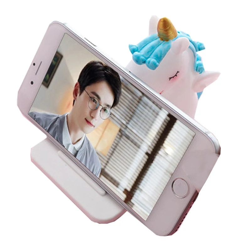 

11 см силиконовый милый единорог мультфильм ленивый держатель Единорог автомобильный Рабочий стол многофункциональный регулируемый кронш...