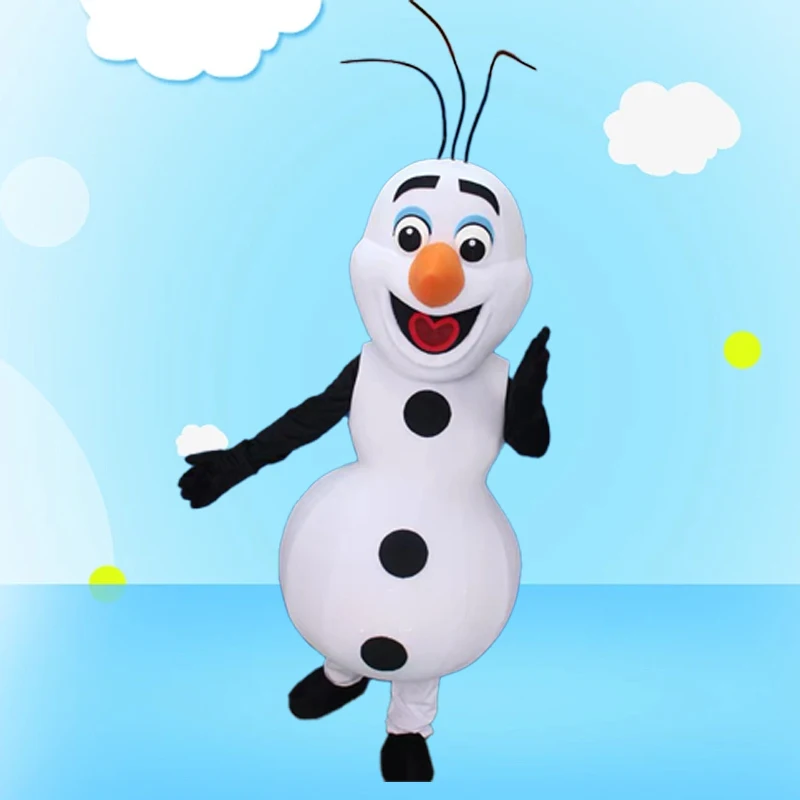 Косплей Эльза снежинки талисман костюм рекламная церемония искусственное