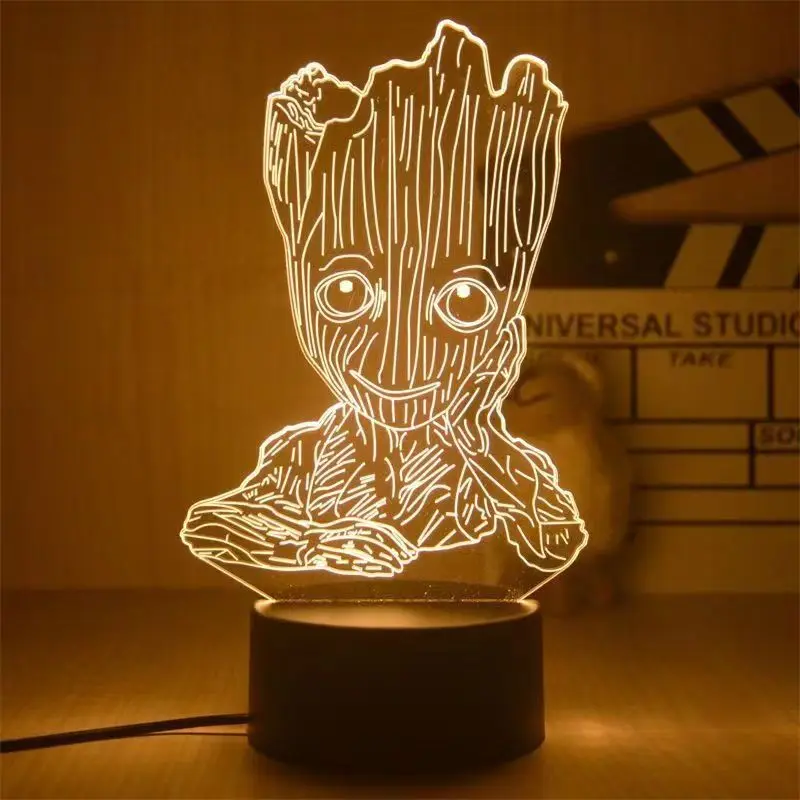 Светодиодная модель ночного освещения Marvel Groot