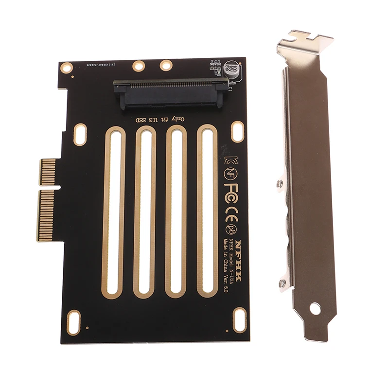 

New 1Set U.3 SSD U3 Kit SFF-8639 to PCI-E 4.0 X4 Lane Host Adapter for Motherboard PM1735 Dropshipping