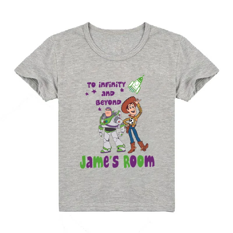 

Футболки с коротким рукавом для мальчиков, с рисунком кота из мультфильма «астронавт»