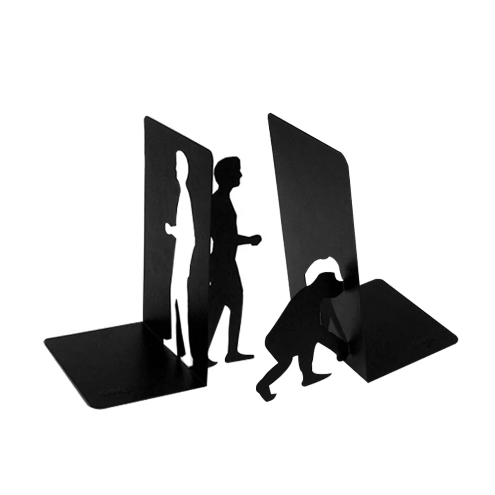 

1 Set Bookend Modern Bookend Metal Bookend Office Book End Book Stopper For Hotel Home Office