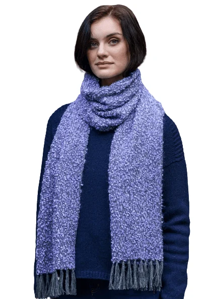 

Irish Wool Mohair Viscose Authentic Soft Scarf for Women Made in Ireland